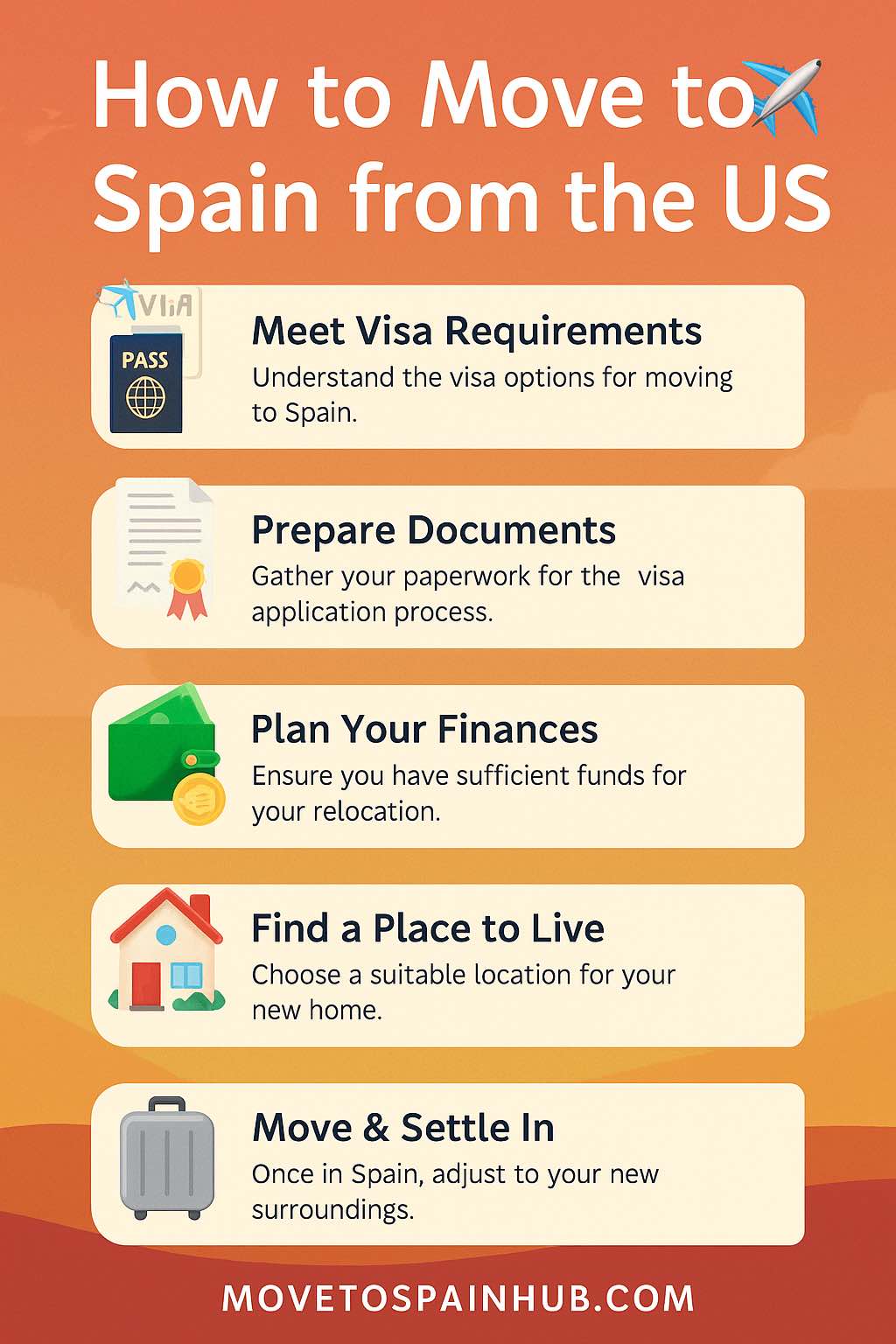 How to Move to Spain from the US