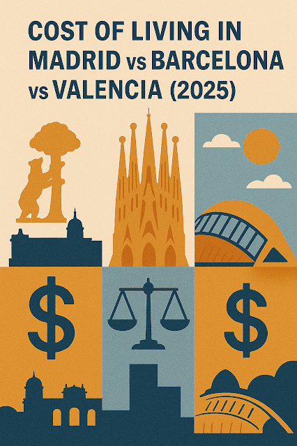 Cost of Living in Madrid vs Barcelona vs Valencia