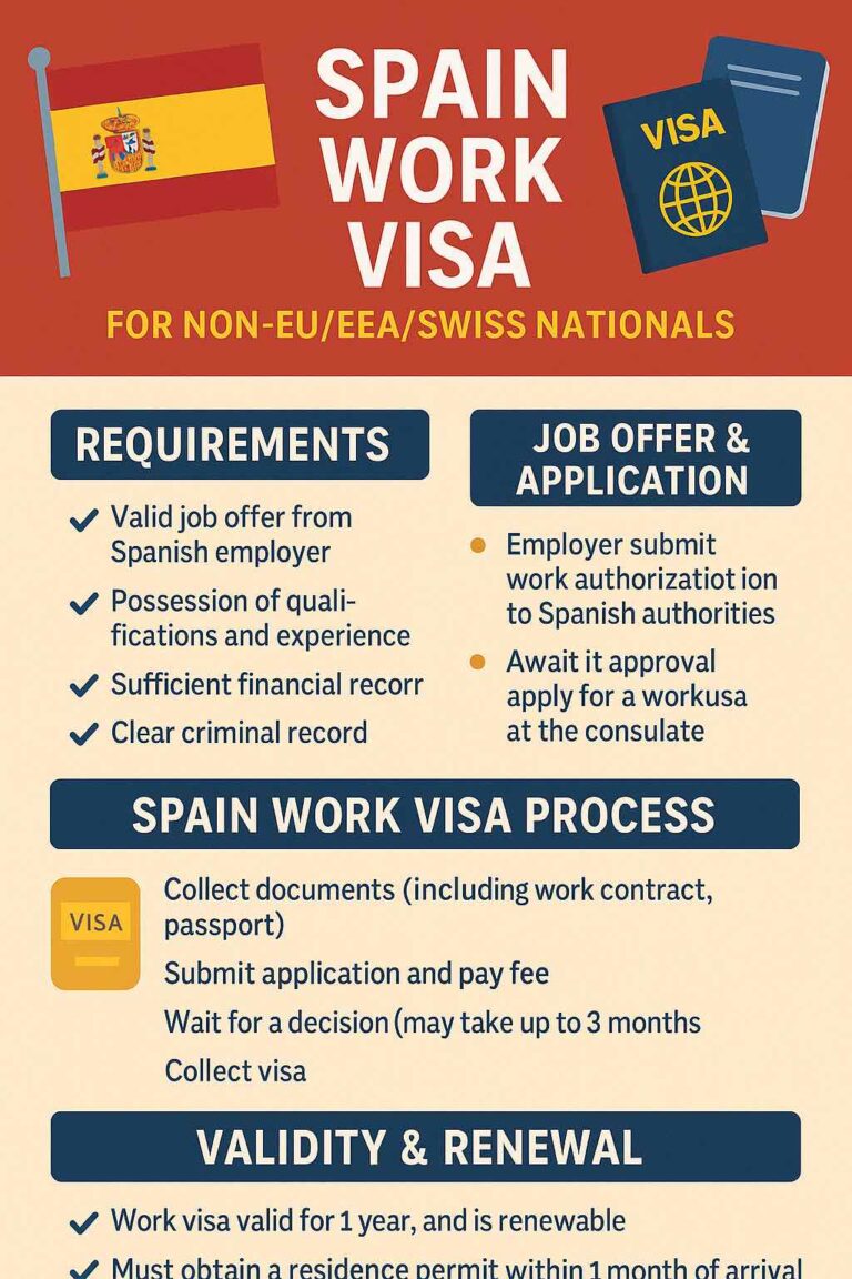 🇪🇸 Spain Work Visa 2025: Complete guide to requirements, documents ...